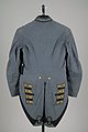 Military tail coat, Wool, metallic, American