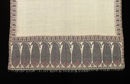 Shawl, wool, silk, Indian