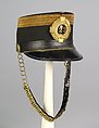 Military cap, Ridabock & Company American, Wool, leather, metallic, American