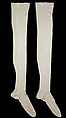 Wedding stockings, Silk, American