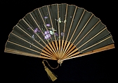 Fan, Wood, silk, metal, French