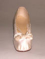 Slippers, silk, American