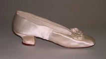 Slippers, silk, American