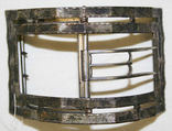 Shoe buckles, silver, British