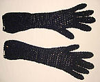 Gloves, silk, American