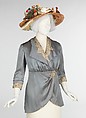 Ensemble, Lord & Taylor (American, founded 1826), silk, metal, leather, synthetic, rhinestones, straw, American