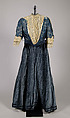 Afternoon dress, Rudolph Hoffman & Company, Silk, cotton, Austrian