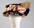 Hat, Silk, feather, American