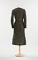 Dress, Elsa Schiaparelli (Italian, 1890–1973), wool, leather, French