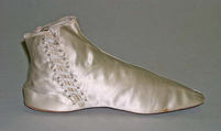 Wedding slippers, leather, American