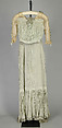 Evening dress, Mrs. L. D. [?] Sexton (American), Silk, American