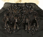 Mourning dress, silk, French