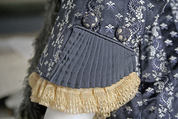 Dress, silk, French
