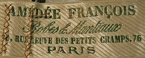 Dress, silk, French