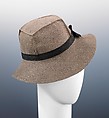 Hat, Sally Victor  American, wool, silk, American