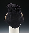 Hat, Sally Victor (American, 1905–1977), straw, cotton, American