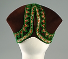 Hat, Sally Victor (American, 1905–1977), Wool, cotton, American