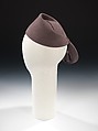 Hat, Sally Victor (American, 1905–1977), wool, metal, American