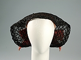 Hat, Sally Victor (American, 1905–1977), Straw, synthetic, American