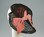 Hat, Sally Victor (American, 1905–1977), Straw, synthetic, American