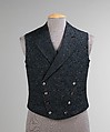 Vest, Barnes & Smits, wool, silk, American