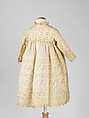 Dress, cotton, probably French