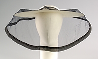 Mourning veil, Silk, American