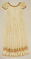 Dress, cotton, wool, probably British
