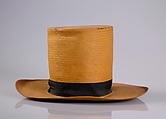 Hat, Straw, silk, American
