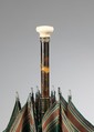 Umbrella, silk, wood, metal, ivory, leather, American