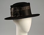 Hat, DePauw, Wool, hair, silk, French