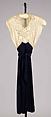 Suit, Madame Eta Hentz (American, born Hungary, 1895–1986), rayon, cotton, American