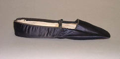 Slippers, silk, American