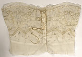 Corset cover, cotton, French