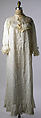 Nightgown, cotton, French