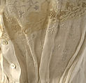 Corset cover, cotton, French