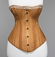 Corset, BCN, cotton, silk, metal, bone, American