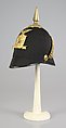 Military helmet, J.H. McKenney & Company, Wool, leather, metal, American