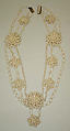 Necklace, pearl, American or European