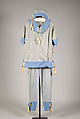 Ensemble, Cotton, silk, wool, American