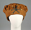 Ensemble, cotton, silk, plastic (celluloid), American