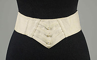 Belt, Leather, shell, metal, American