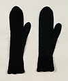 Mittens, Silk, American