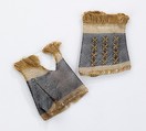 Mitts, silk, American