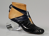 Shoe prototype, Steven Arpad  French, leather, wood, French