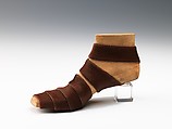 Shoe prototype, Steven Arpad (French, 1904–1999), leather, wood, French