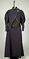 Afternoon dress, Wool, silk, American