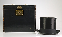 Hatbox, Leather, American