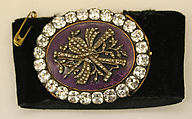 Bracelet, glass, silver, French
