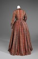 Dressing gown, wool, silk, American